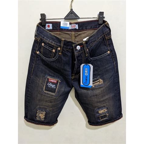 Jual Celana Pendek Jeans Pria Distro Model Sobek Terbaru Premium Celana