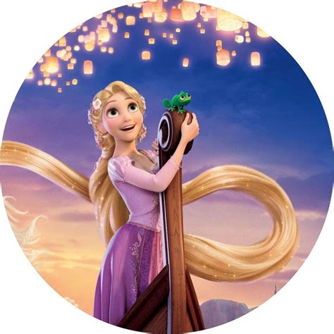 Painel Redondo Rapunzel X M Elo Produtos Especiais Disney