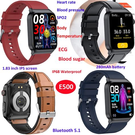 Sports Smart Watch Electrocardiogram Temperature Blood Oxygen Sleep