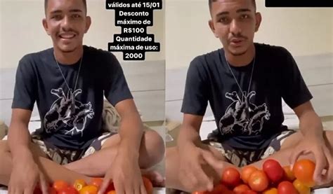 Goleiro Tomate Famoso Na Copinha Faz Publicidade De Tomates Nas Redes