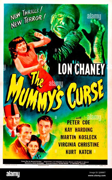 Lon Chaney Jr In The Mummys Curse 1944 Directed By Leslie Goodwins