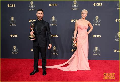 Ted Lasso Stars Brett Goldstein And Hannah Waddingham Celebrate Their Emmys 2021 Wins Photo