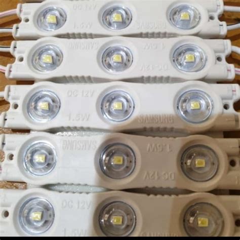 Jual Lampu Samsung Led Modul 5730 Smd 12v Dc 3 Mata 12 Volt Module