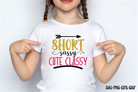 Short Sassy Cute Classysvg Graphic By Craftart · Creative Fabrica