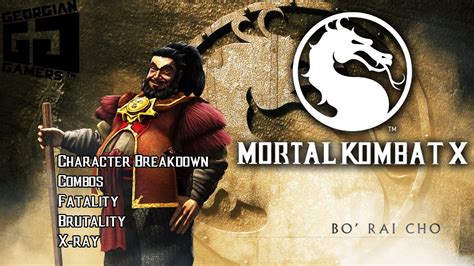 Mortal Kombat X Borai Cho Character Breakdown All Variations