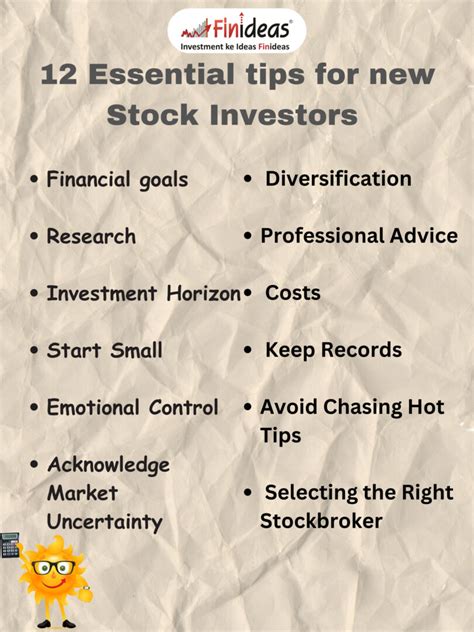 Essential Tips for New Stock Investors