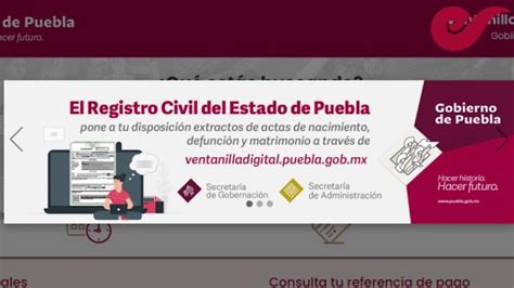 Registro Civil Puebla Acta De Matrimonio Eregistro Civil