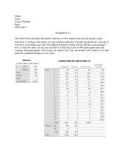 SOCI 303 Lab 2 Docx Name Class Course Number Date SPSS Lab 2