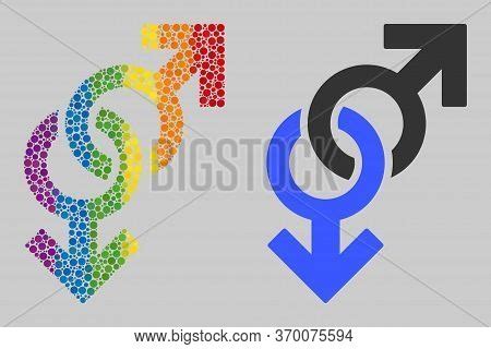 Gay Symbol Mosaic Vector Photo Free Trial Bigstock