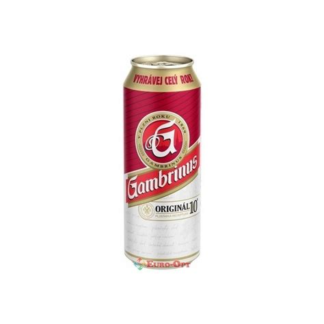 Пиво Gambrinus Original (Гамбринус Оригинал) 10 0.5l - Euro-Opt