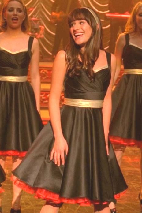 Glee Rachel Berry Black And Gold Dress This Dress Is Just So Beautiful