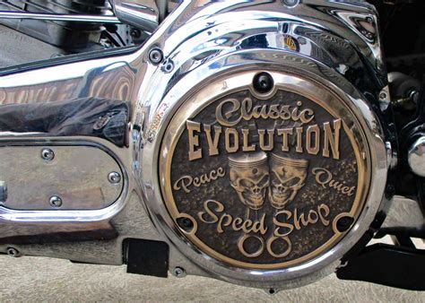 Harley Davidson Chrome Custom Made Derby Cover Twin Cam Touring