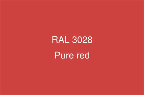 Ral 3028 Colour Pure Red Ral Red Colours Ral Colour Chart Uk