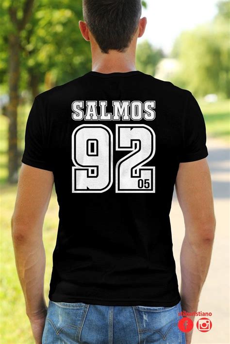 SALMOS 92 5 Short Sleeve T Shirt Camisetas Cristianas Camisetas