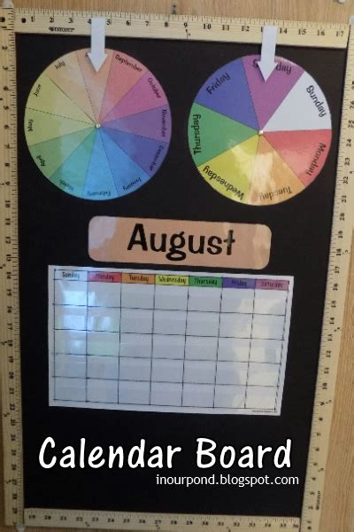 Chalkboard Calendar Set