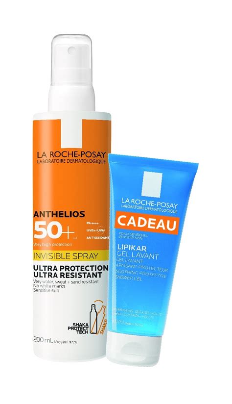 Anthelios Spf50 Spray 200ml Lipikar Gel Lavant 100ml