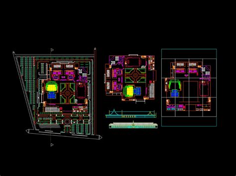 Convention Center In Autocad Download Cad Free 16 Mb Bibliocad