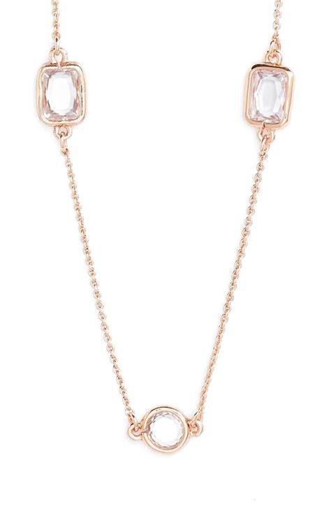 Kate Spade New York Opening Night Station Necklace Nordstrom In