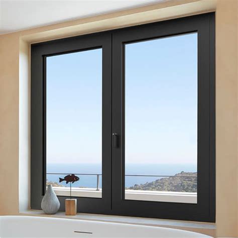 Standard Double Glazed Aluminum Tilt And Turn Windows Thermal Break