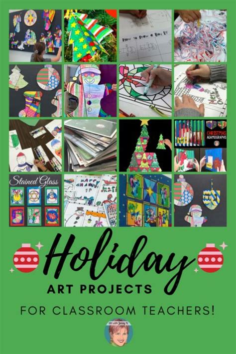 Contemporary And Fun Christmas Art Projects For Your Classroom Christmas Art Projects