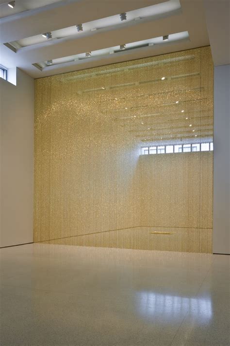 Felix Gonzalez Torres “Untitled” (Golden), 1995, Strands of beads and ...