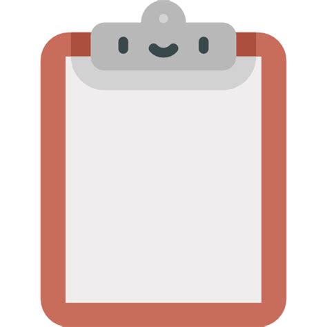 Clipboard Kawaii Flat Icon