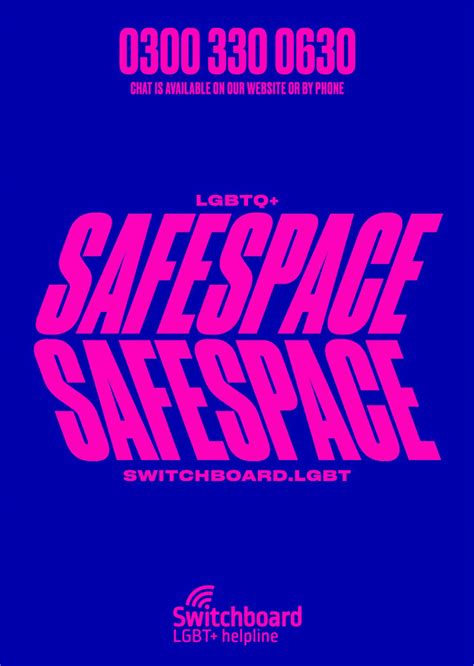 Switchboard Lgbt Safe Space By Rankin Creative Works The Drum