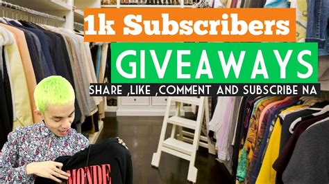 For 1k Subscribers Giveaways Cleaning My Closet Youtube