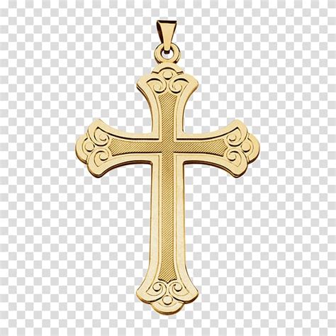 Gold Colored Cross Pendant Christian Cross Gold Cross Necklace Charms