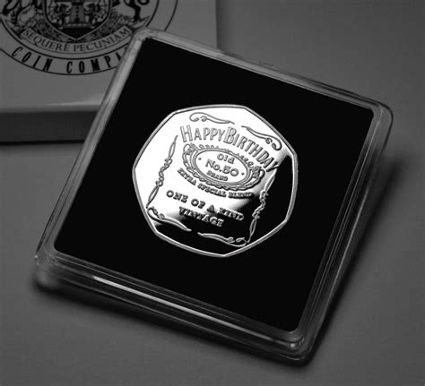 50th Birthday Silver Commemorative In Hard T Case Tpresent