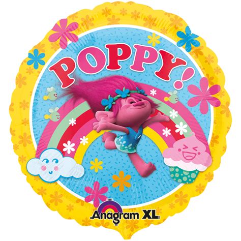 Trolls Poppy Folienballon Zauberdrache