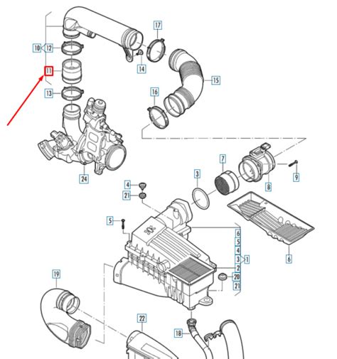 Genuine OEM Engine Air Intake Hose for Audi 1K0129627C for sale online ...