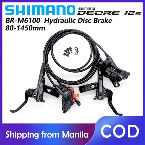 Shimano Deore M6100 2 Piston Bike Brake Lever MTB Resin Hydraulic Disc