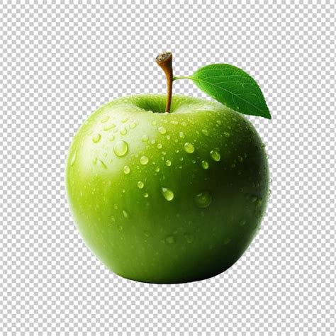 Premium Psd Apple Isolated Transparent Background Ai Generative