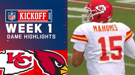 Chiefs Vs Cardinals Week 1 Madden 23 Simulation Highlights Youtube