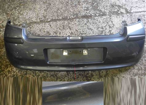 Renault Clio MK3 2005 2009 Rear Bumper Purple Blue TEJ47 Store