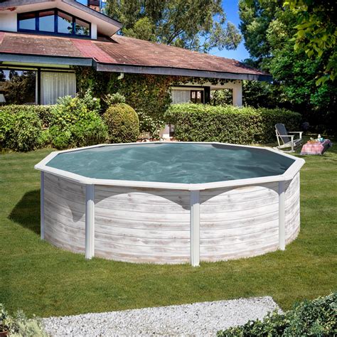 Piscina Fuori Terra Rigida Tonda Gre Kit N M Leroy Merlin