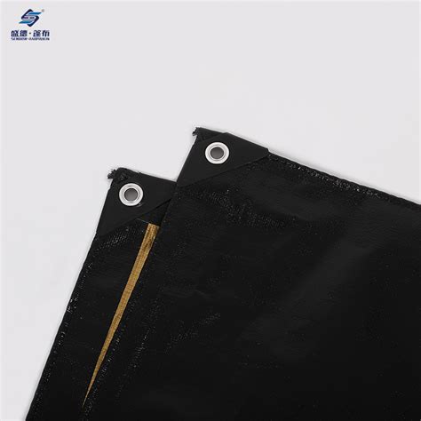 Black Golden Waterproof Heavy Duty Pe Tarpaulin Sheets Buy Black