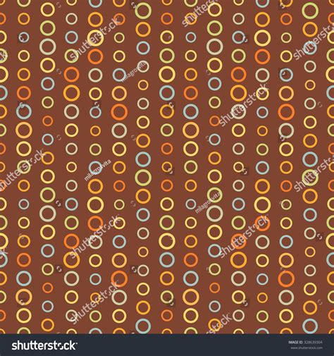 Seamless Circle Ring Pattern Vector Background Stock Vector Royalty