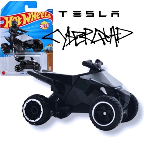 Hot Wheels TESLA CYBERQUAD HW DIRT 4 10 Lote D De 2025 Mattel 1 64 Shopee Brasil