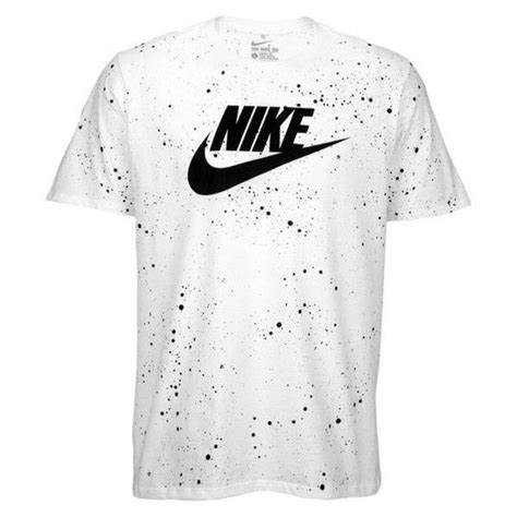 Nike Graphic T Shirt Liked On Polyvore Featuring Tops T Shirts White