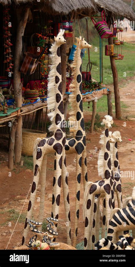 Malagasy Straw Giraffes Antsirabe Madagascar Africa Stock Photo Alamy