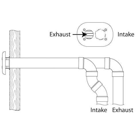 Electronics Rheem Sp20286 3 Vent Termination Kit