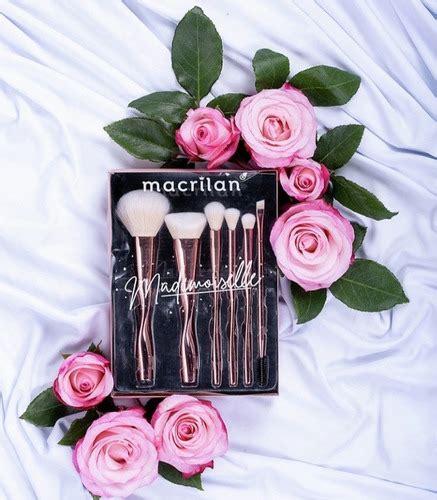 Kit De Pinceis Macrilan Mademoiselle Ed Parcelamento Sem Juros