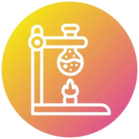 Premium Vector Bunsen Burner Vector Icon Design Illustration