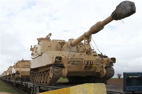 An M109A6 Paladin Self Propelled Howitzer Part Of NARA DVIDS