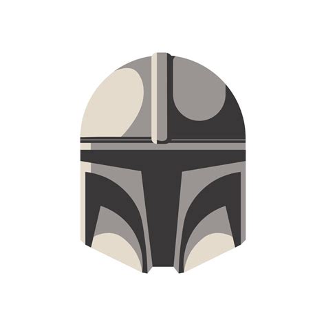 Mandalorian Helmet Star Wars 17709665 Vector Art At Vecteezy