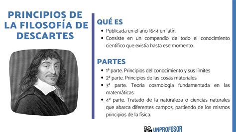 4 Principios De La Filosofía De Descartes Resumen