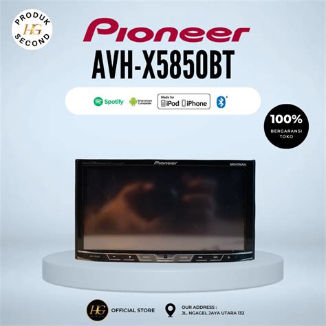 Jual Head Unit Pioneer Avh X Bt Second Shopee Indonesia