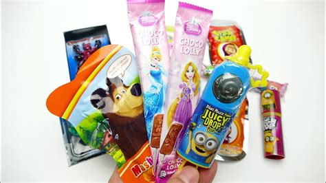 Interesting NEW Toys Collection with Choco Lollipop and Minion Juicy ...